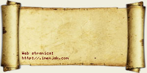 Kristina Karamata vizit kartica